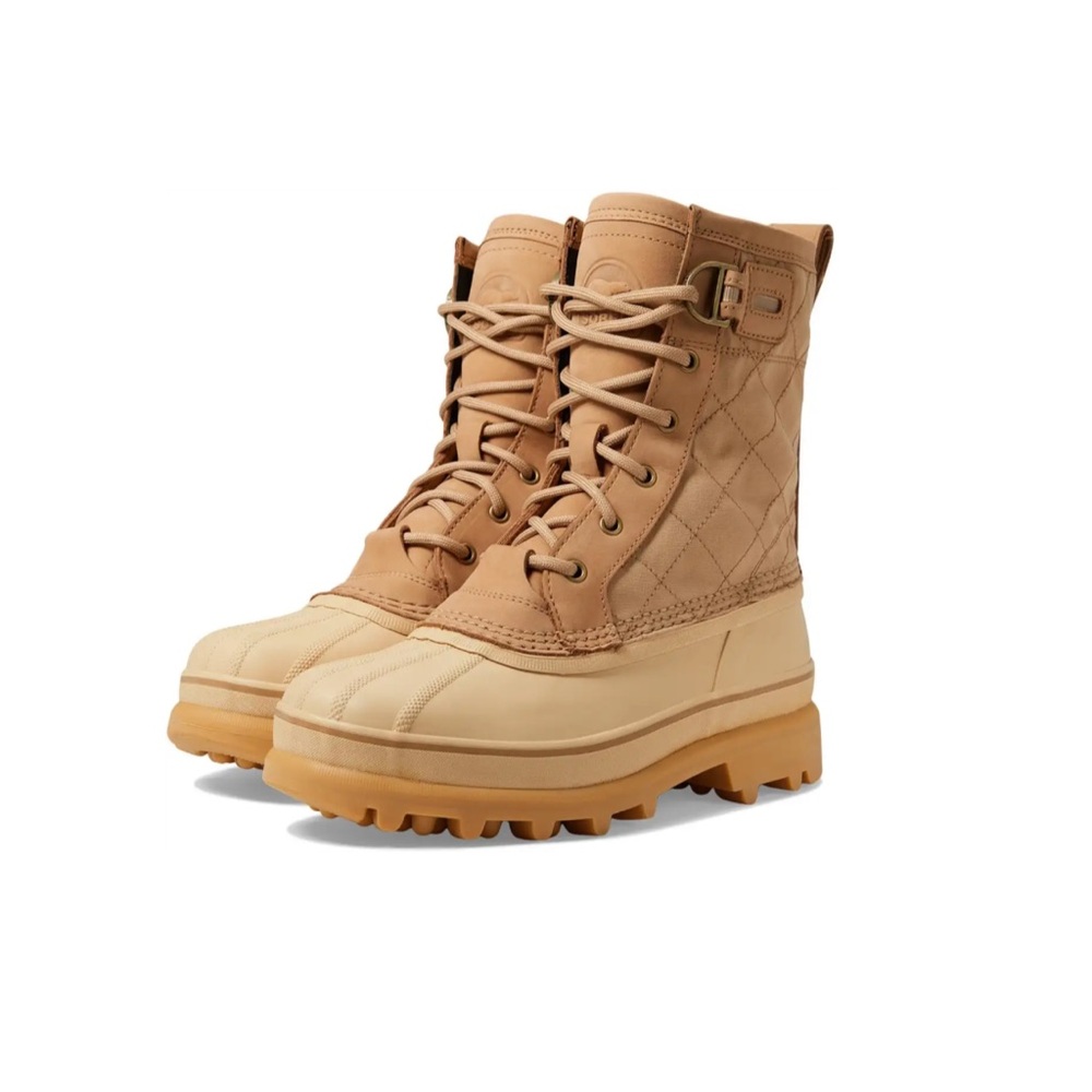 Sorel Tan and Cream Winter Boots